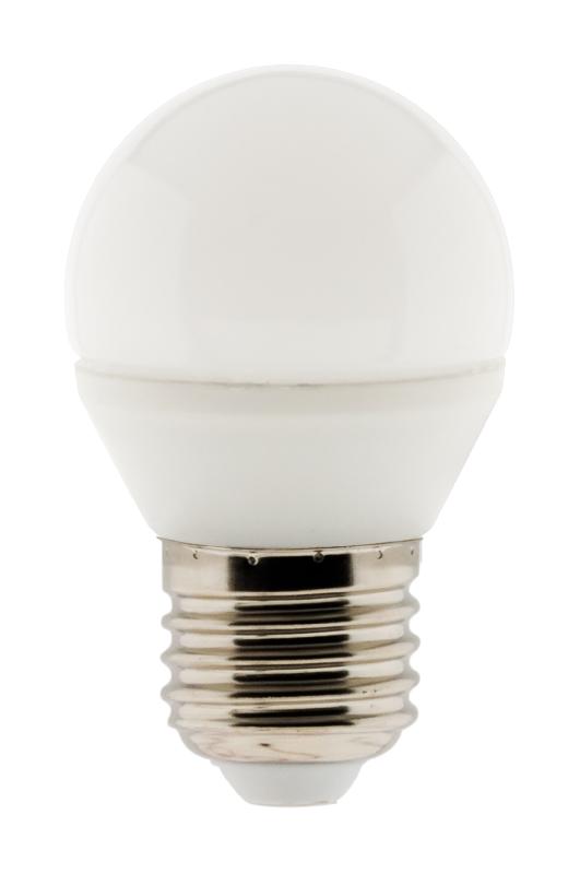 Ampoule LED sphérique E27 - 5.2W - Blanc chaud - 470 Lumen - 2700K - A++ - Zenitech_0