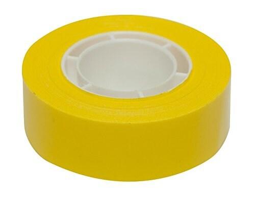 Apli Lot de 8 Ruban adhésif couleur, 19mm x 33m, jaune - jaune papier 12274_0