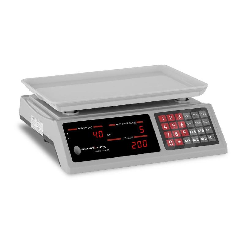 BALANCE POIDS-PRIX - 40 KG / 2 G - 33,7 X 23,1 X 0,6 CM 14_0000065_0