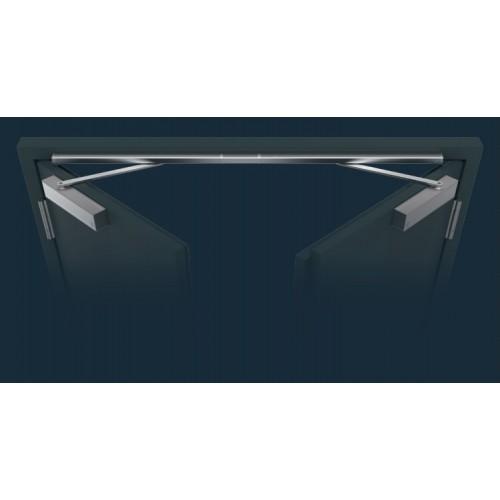 BANDEAU SÉLECTEUR DE FERMETURE PORTE À 2 VANTAUX OPP PAUMELLE BLANC ECOSCHULTE