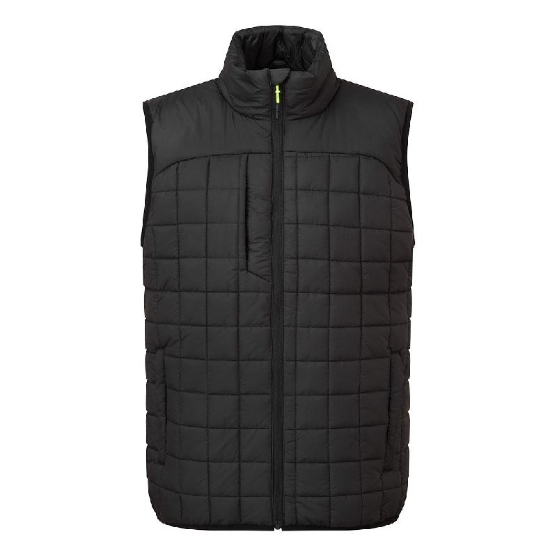 Bodywarmer à chicanes carrées PW3 - Noir / XL_0