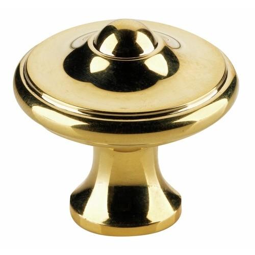 BOUTONS DE MEUBLE LYONNAIS EN LAITON POLI-DIAMÈTRE 25MM DUBOIS