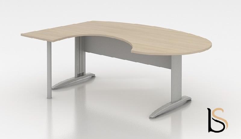 Bureau ergonomique Tono - Mobel Linea - Wenge, Gauche_0