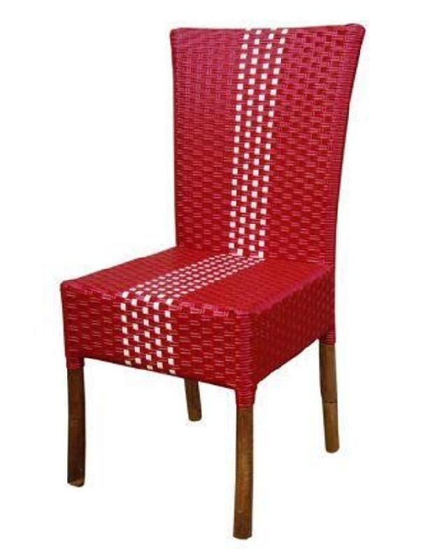Chaise de restaurant Ninas - châssis rotin avec tressage au choix_0