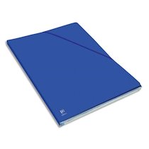 CHEMISE À ÉLASTIQUE EUROFOLIO ALPINA, A4, BLEU - LOT DE 3
