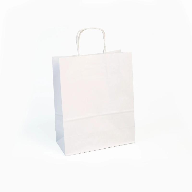 Clairefontaine 25 sacs cadeaux 220x100x270, kraft lisse 100 g/m², coloris blanc - blanc 395708C_0