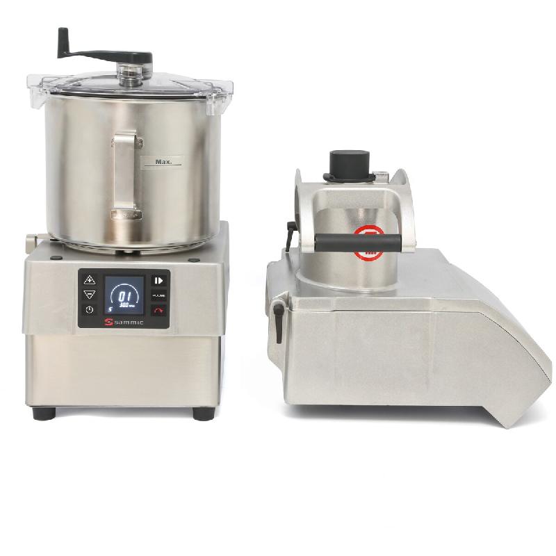 Combiné coupe-légumes et cutter professionnel CK-38V avec moteur brushless, cuve de 8 litres et vitesse variable pour une productivité élevée | S_0
