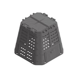 Composteur de jardin 740 Litres 93,3 X 93,3 X H113 cm KOMPOBOX BRIXO - noir 8015230431144_0