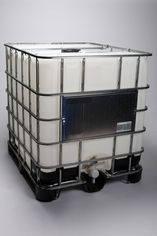 Conteneur 1000l plastique neuf et palette métalo-plastique non périmétrique un_0