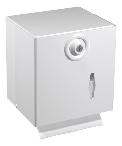 DISTRIBUTEUR PAPIER TOILETTE JVD MIXTE LAQUÉ BLANC