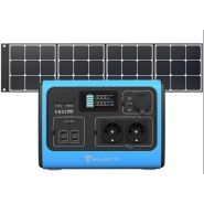 Groupe électrogène solaire Bluetti EB55 + SP200 - Station portable 537Wh LiFePO4 - Recharge rapide 400W_0