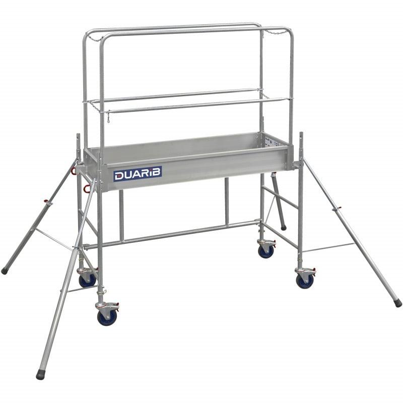 Echafaudage roulant acier - rolly - longueur 1m50 - DUARIB | 8015011_0