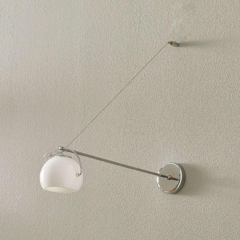 FABBIAN BELUGA WHITE APPLIQUE À 1 LAMPE PROFONDE
