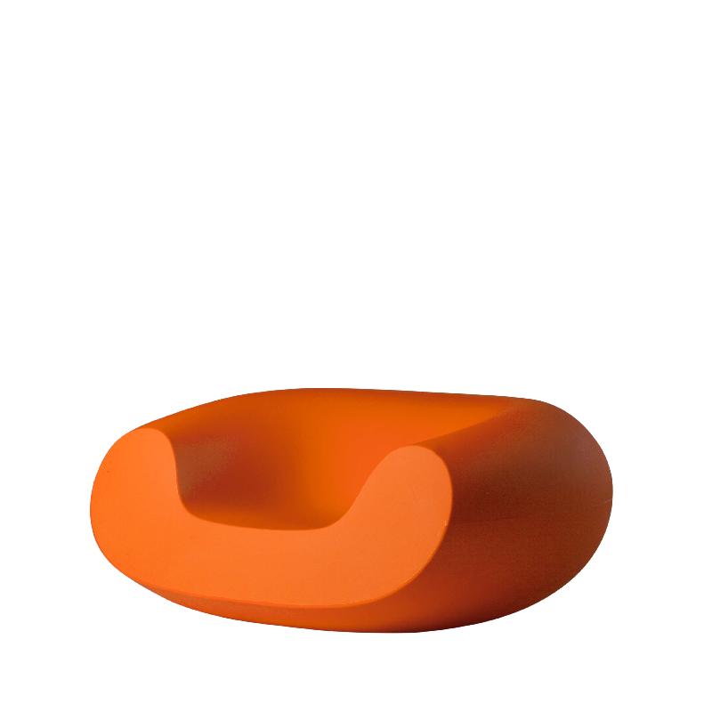 Fauteuil lounge in & out CHUBBY - orange_0