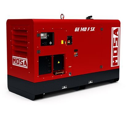 Ge 140 FSX - Groupe électrogène supersilencieux Mosa - 140 kVA triphasé - Fréquence 50 Hz_0