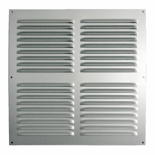 GRILLE DE VENTILATION À PERSIENNES SANS MOUSTIQUAIRE - 300 X 300 MM - 383 CM3 BRICOZOR