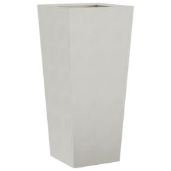 Helloshop26 - Jardinière bac lit surélevé plantes fleurs terrasse jardin 35 x 35 x 75 cm acier inoxydable gris clair 02_0037516 - 3000213885545_0