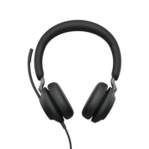 JABRA EVOLVE2 40 SE CASQUE AVEC FIL ARCEAU APPELS/MUSIQUE USB TYPE-C NOIR
