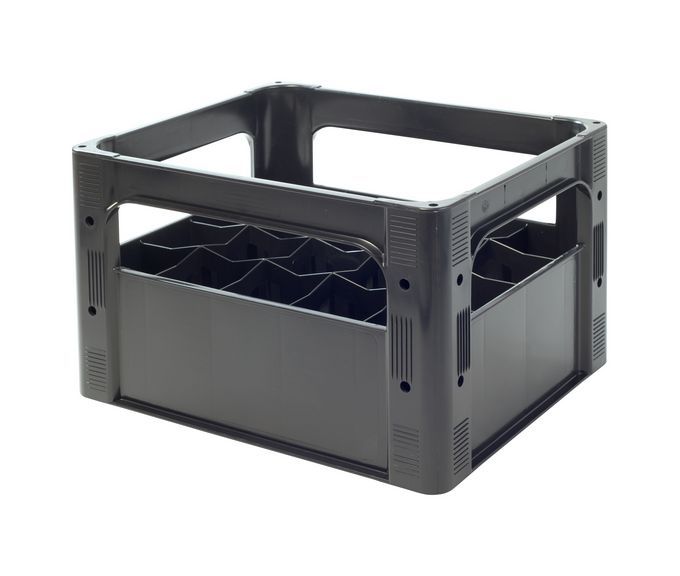 L-3 caisses à bières - caisse à bouteille - 20 compartiments - HDPE - 400 x 330 x 260 mm - bekuplast gmbh_0