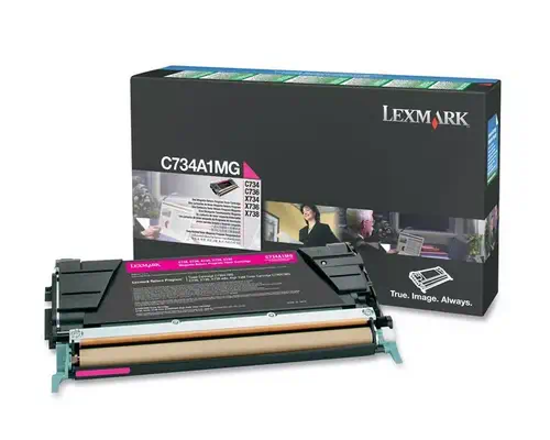 Lexmark C734A1MG Cartouche de toner 1 pièce(s) Original Magenta_0
