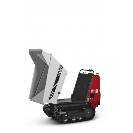 Mini dumper chenilles Traker T45.1.1 - CU 450kg, largeur 68cm, 5,5 CV, 3 versions disponibles_0