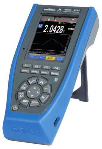 MULTIMÈTRE NUMÉRIQUE PORTABLE À  ÉCRAN GRAPHIQUE COULEUR, 1000V/10-20A AC/DC, 200KHZ,