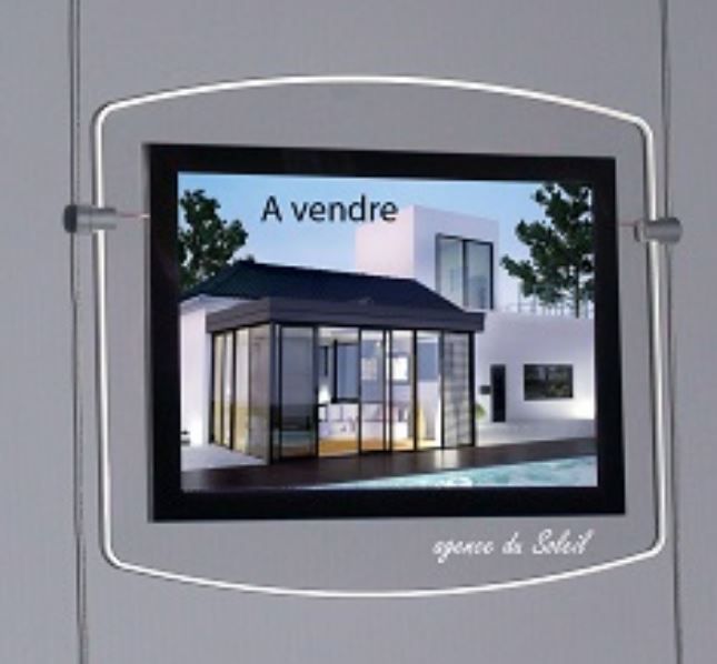 Ovalie - porte affiche led - displaylight - format a4_0