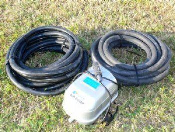 Pack oxygénation 100 - Pour plans d'eau de 10 à 100m³ avec compresseur d'air 40 L/min et kit complet_0