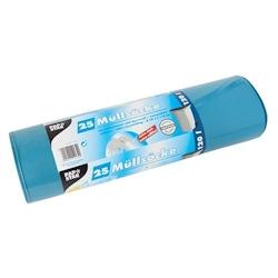Starpak Sacs poubelle, LDPE 120 l 110 cm x 70 cm bleu extra fort résistant à la déchirure - bleu plastique 12132_0