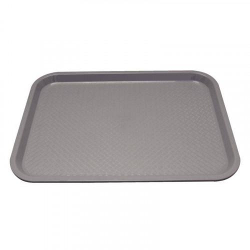 PLATEAU SELF SERVICE ANTI-DÉRAPANT GRIS KRISTALLON 415 X 305 MM