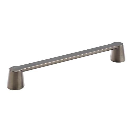 POIGNÉE DE MEUBLE - EN ZAMAK - 182 MM - TITANIUM - BUFFER METAKOR