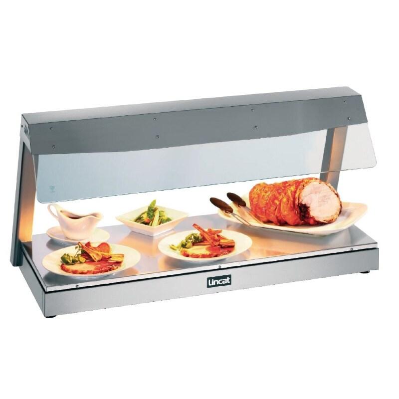 Présentoir chauffant électrique avec portique infrarouge Seal LD3 - 1130 x 538 x 560 mm - LINCAT - 0615402118460_0