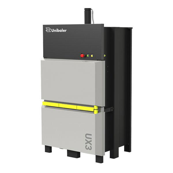 Presse à balles UX3 - Compactage élevé, avertisseur de remplissage automatique, conforme EN 16500_0