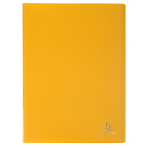 PROTÈGE-DOCUMENTS EN POLYPROPYLÈNE SOUPLE OPAK 20 VUES - A4 - JAUNE - LOT DE 25