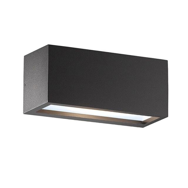 ROSSINI ILLUMINAZIONE Applique Guava Led Double Émission 12W 120°-120° Anthracite Ip65 3000K - Éclairage Mural Extérieur Groupe Rossini - gris 80_0