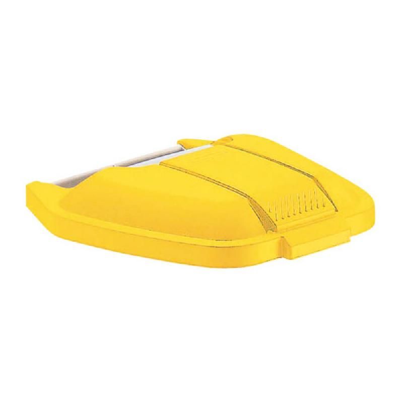 RUBBERMAID COMMERCIAL PRODUCTS COUVERCLE JAUNE POUR CONTENEUR 100L