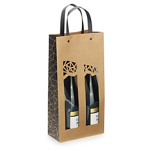 SAC KRAFT À FENÊTRE AUTHENTIQUE