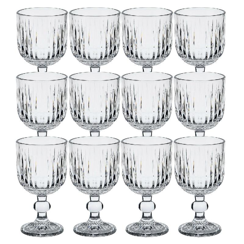 San Ignacio - Set de 12 verres à pied 250 ml en verre transparent - transparent Verre en cristal PK9428_0