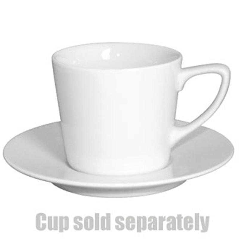 SOUCOUPE OLYMPIA BLANCHE POUR CE536, 15CM - 12 PIÈCES