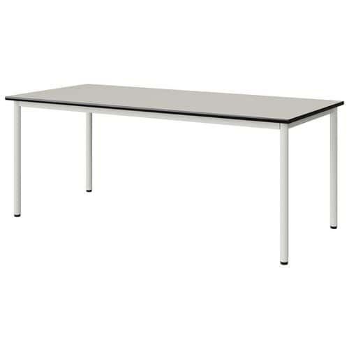 TABLE MALIBU 180X80 T5 4P STRA BLC SE W911/NOIR BLC 9016