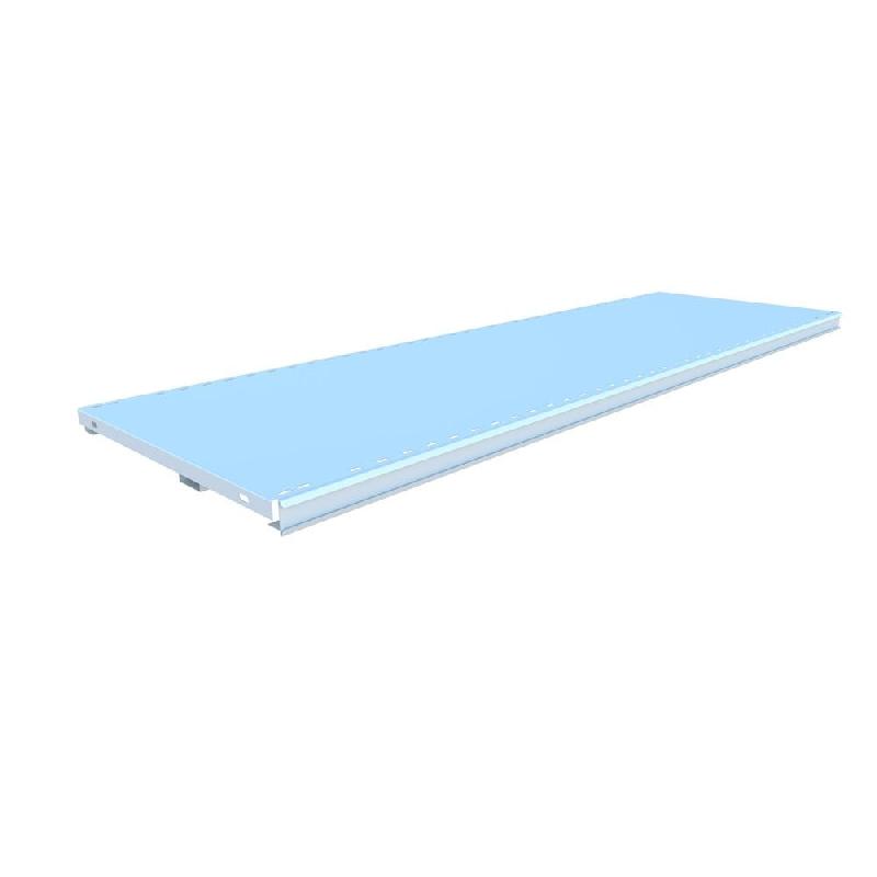 Tablette monobloc pour gondole GP25 blanc 9003 L133xP30cm_0