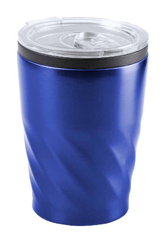 Thermos - Mug en acier inoxydable 350 ml - couleur bleue_0