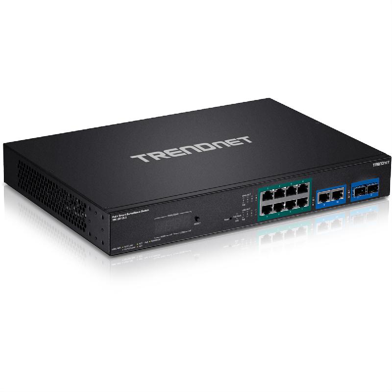 TRENDnet TPE-3012LS Switch 12 ports Gigabit PoE+ Smart Surveillance_0