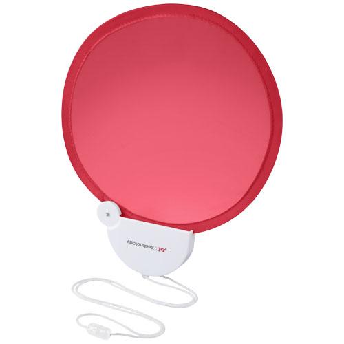 Ventilateur pliable avec cordon Breeze - boîtier plastique et lanière - Plastique ABS_0