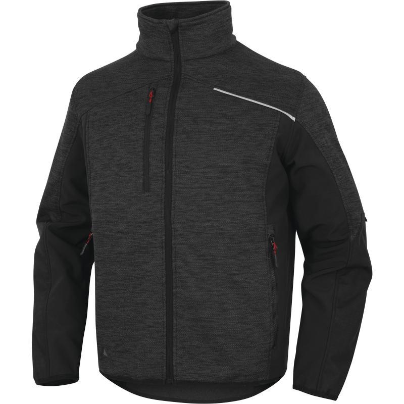 Veste polaire aspect pull - Polyester/Polyamide - Modèle Nagoya2 - 5 poches - Fermeture zip anti-froid_0