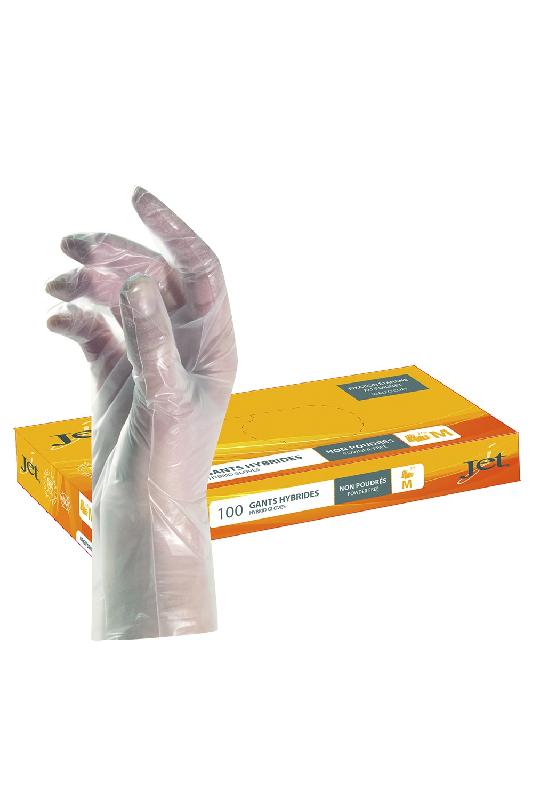 100 gants alimentaire usage unique CE en élastomère thermoplastique non poudré - GHNPIN-IM03_0