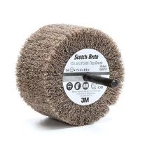 3M™ Scotch-Brite™ CF-MB - Roue à lamelle - Taille du noyau 19 mm - Finition inox brossé_0
