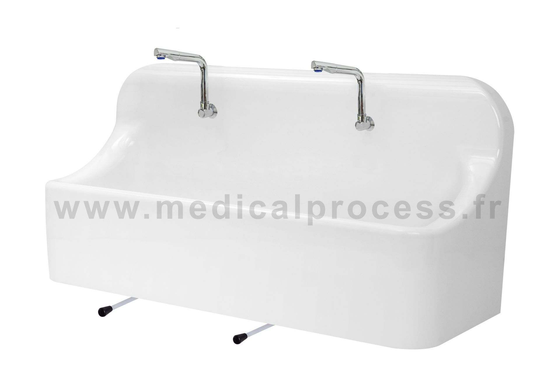 Auge chirurgicale MP'DUO - Commande fémorale (genou) - Lavage chirurgical pour deux utilisateurs_1