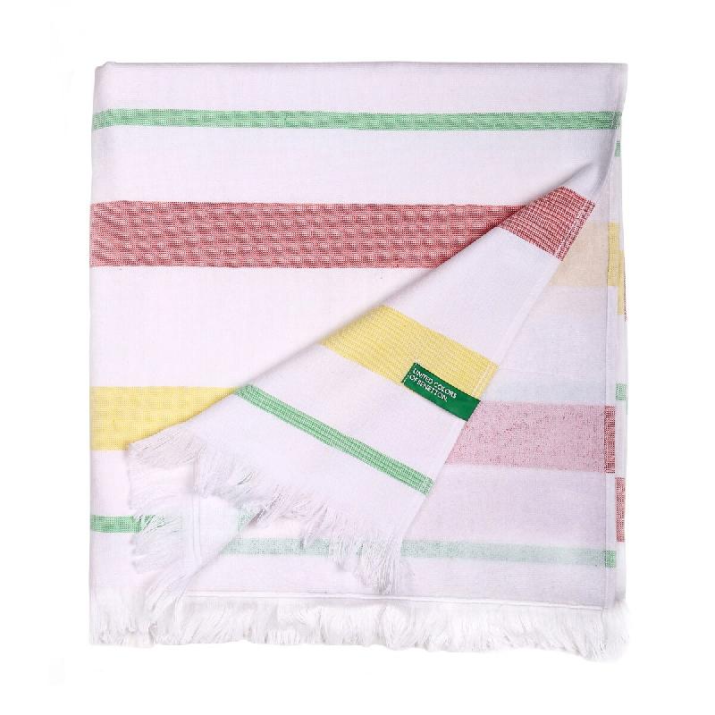 Benetton - Serviette de Bain 80X165Cm 350Gsm 100% Coton Rainbow Be - multicolore BE308_0