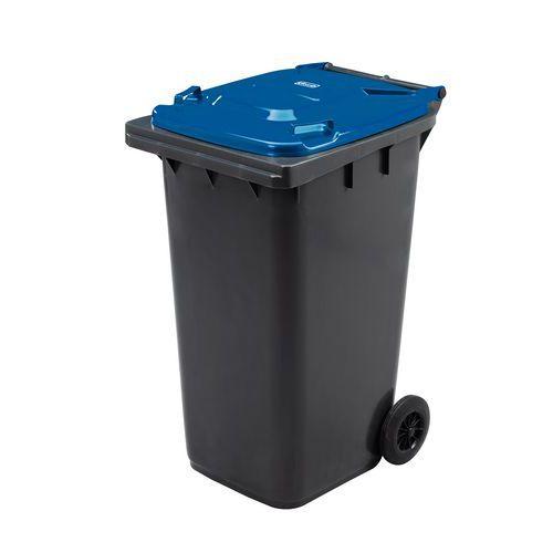 Conteneurs extérieurs roulants bleus - PMC - collecte bouteilles plastiques, emballages métalliques et cartons à boissons - Manutan_0